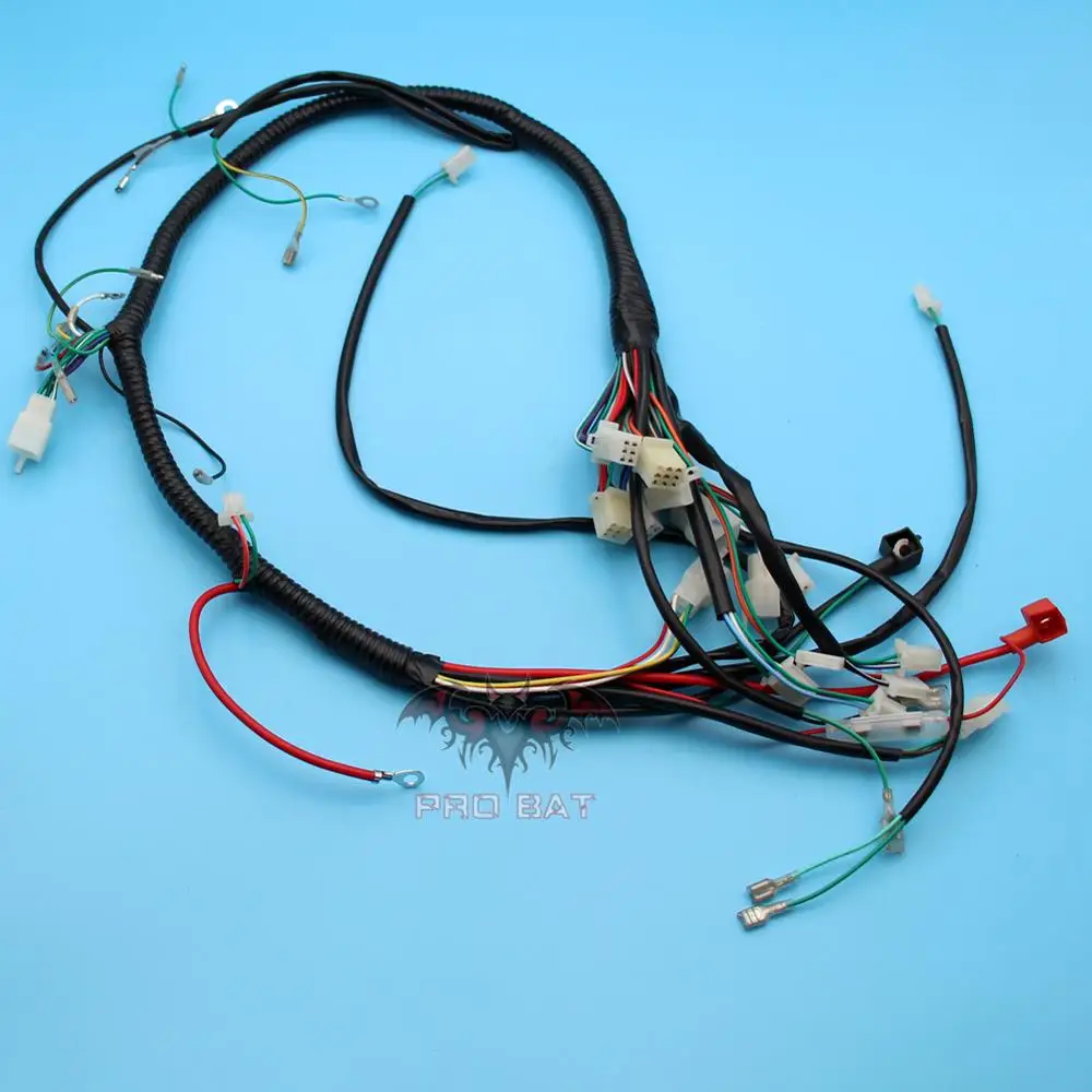 Engine Wire Harness Wiring Loom For 150cc 200cc 250cc 300cc Quad Pit Dirt Bike ATV Buggy Go Kart Atomik Thumpstar