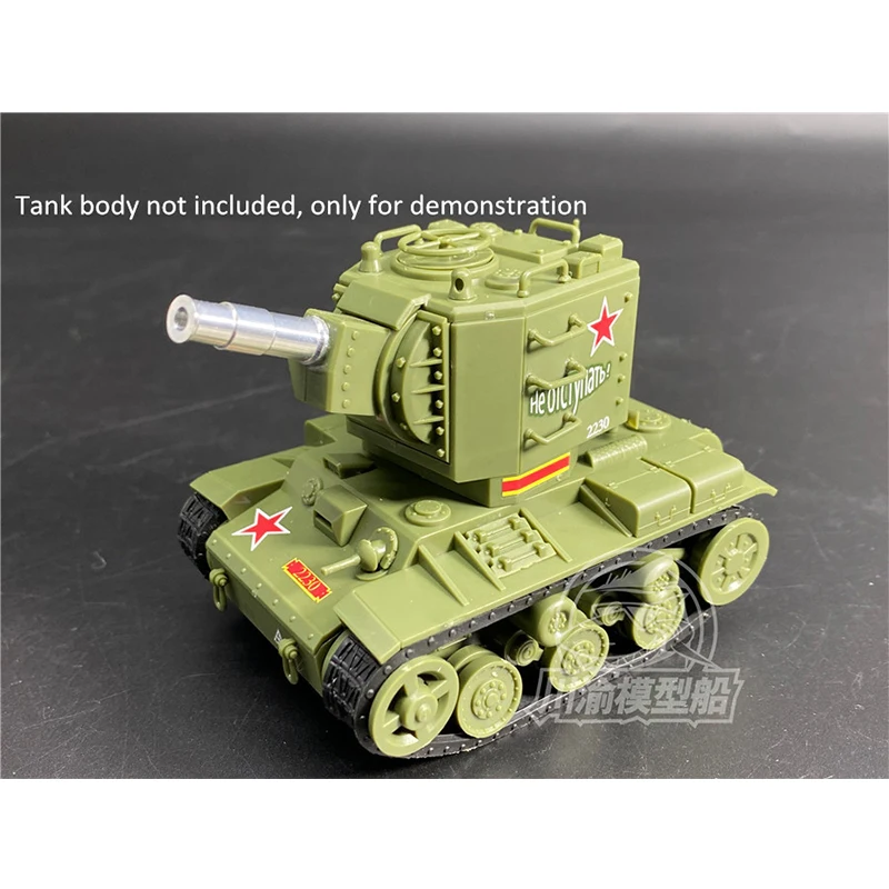 Q Edition KV-2 Metal Barrel Shell Kit for Meng WWT-004 Soviet Heavy Tank Model #CYD009