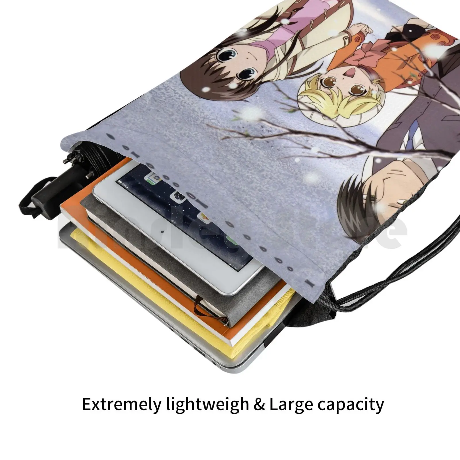 سلة الفواكه على ظهره الرباط أكياس حقيبة قاعة رياضة مقاوم للماء سلة الفواكه أنيمي شوجو توهرو هاتوري سوما موميجي Sohma Fb #5