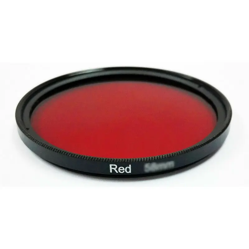 37/40.5/43/46/49/52/55/58/62/67/72/77/82mm Slim Red Orange Yellow Green Blue Purple Color Filter For DSLR SLR Camera Lens