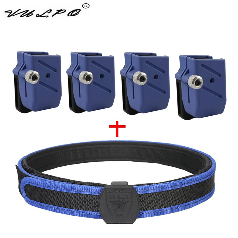 VULPO High quality IPSC Shooting Belt Speed Magazine Pouch Set Tactical Belt Mag Holster Pistol Quick Magazine Pouch