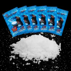 1/5/10 bag Christmas Fake Magic Instant Snow Fluffy Super Absorbant Party Supplies Decorations For Christmas Wedding Snowflake