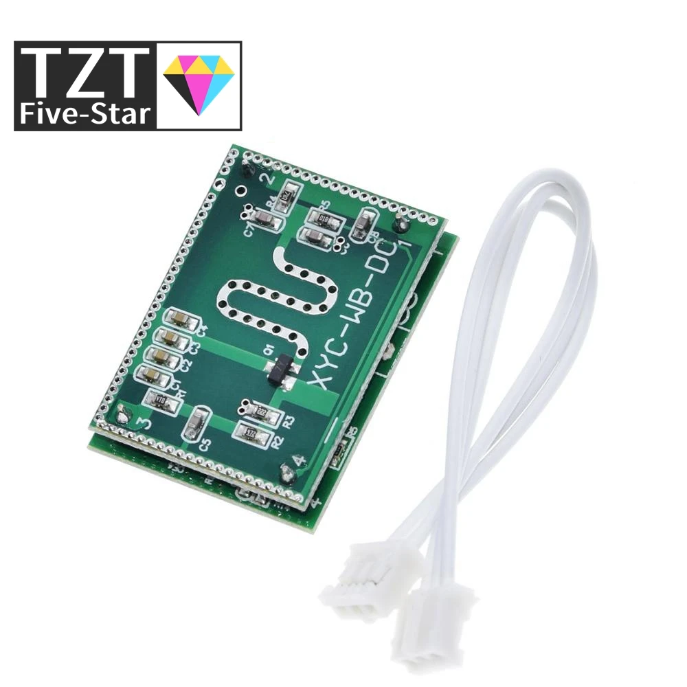 TZT 1/3PCS Stark gegen Störungen! 5,8-GHz-Mikrowellen-Radarsensor 6-9M Intelligenter Auslöseschalter Modul 3,3-20V DC für Haussteuerung – Detail 2