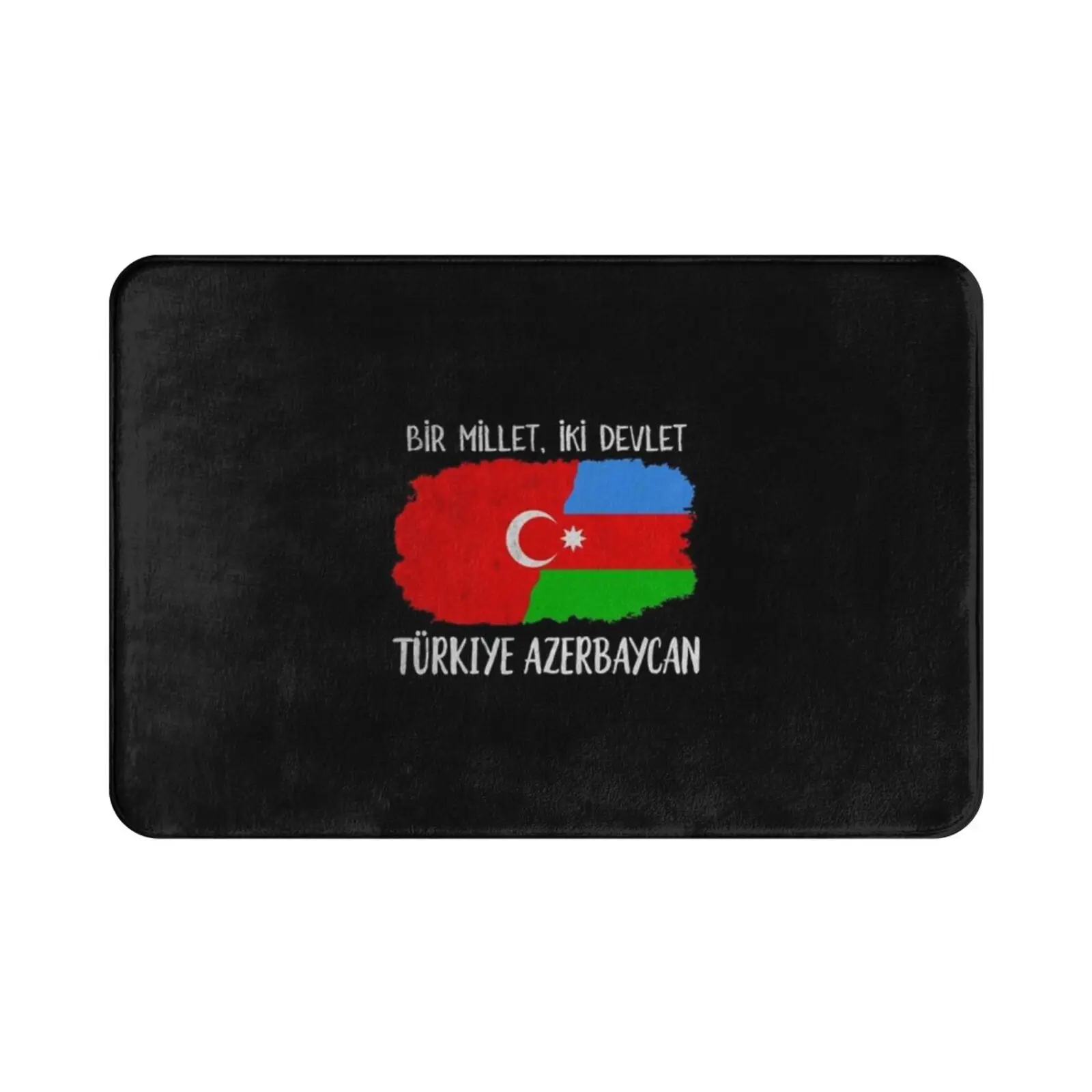 Turkey Azerbaijan Bir Iki Devlet Carpet Mat Rug Cushion Soft Turkey Türkiye Turkish Turkce Azerbaycan Azerbaijan