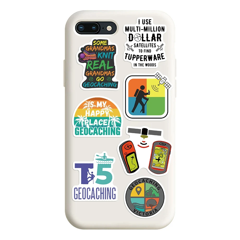 10/30/50 Con Outerdoor Geocaching Dán Laptop Đàn Guitar Hành Lý Chống Thấm Đồ Bộ Miếng Dán Decal Kid Cổ Điển Đồ Chơi