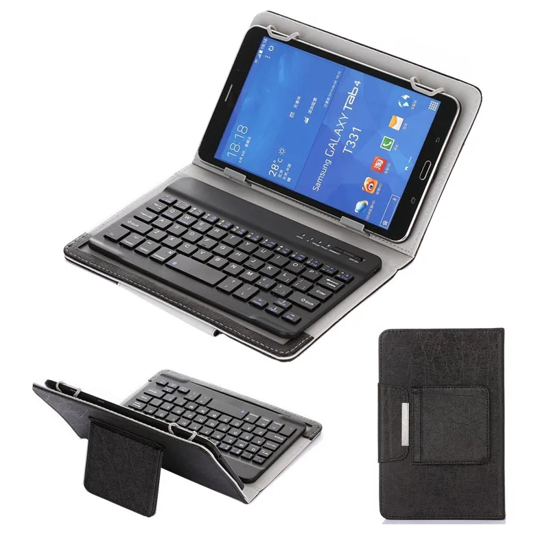 Teclado para lenovo tab p10, capa universal m10, para tablet sem fio bluetooth, capa de couro pu + caneta