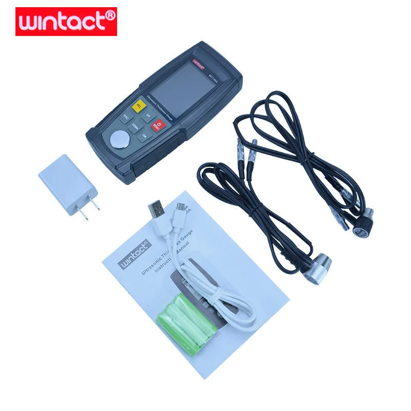 OUTEST Digital  Ultrasonic Thickness Gauge Meter Tester Metal plate plastic glass thickness Gauge Meter Width Tester measurement