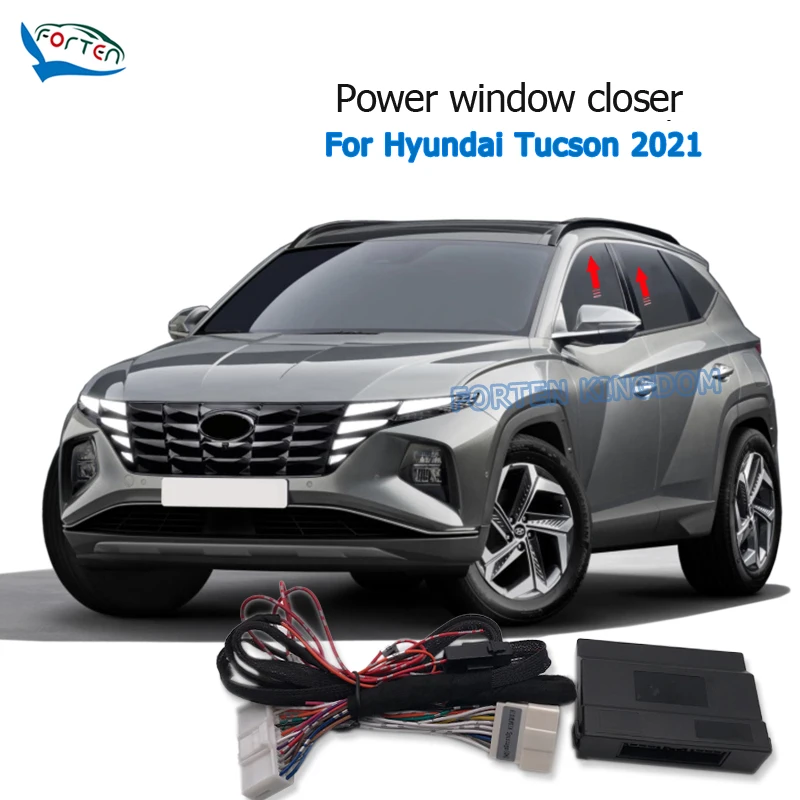 Forten Kingdom Car Auto Intelligent Power Windows Closer Close Kit Module For Hyundai Tucson 2021-23