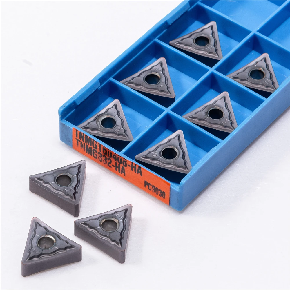 Imagem -02 - Torno Carbide Insert para Tnmg160404 Tnmg160408 ha Pc9030 100 Original 10 Pcs Aço Inoxidável
