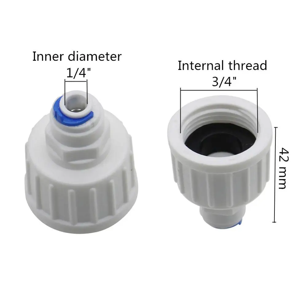 3/4 gwint żeński do 1/4 cal 6.35mm poślizgu blokady szybkie złącza tyłek szybkie złącze rura pneumatyczna armatura 1 Pc