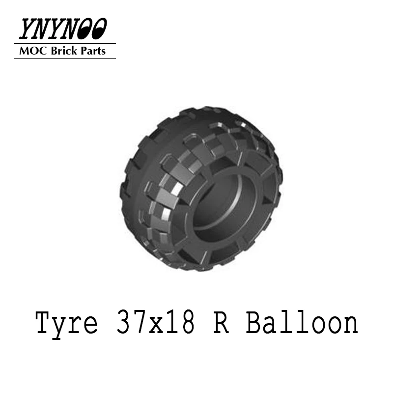 8Pcs/lot Wheels and Tyres Parts 58090 Tyre 30.4x14 VR Solid 35578 Tyre Offroad 37x14 Wheel 18x14 with Axle Hole 55982 Bricks Toy