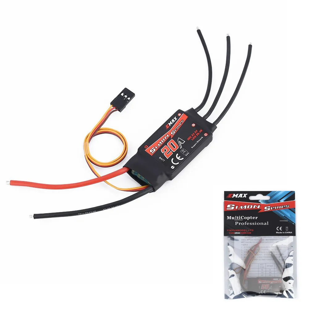 6A/12A/20A/25A/30A/40A Brushless ESC Electronic Speed Controller For RC QAV250 280 Quadcopter Multicopter