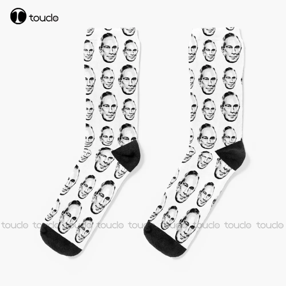 

Mike Bloomberg Pattern Socks Running Socks For Men Unisex Adult Teen Youth Socks Personalized Custom 360° Digital Print