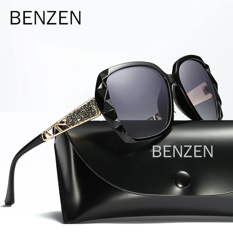 

BENZEN Polarized Sunglasses Women Brand Designer UV400 Luxury Sun Glasses Female Oculos 6713