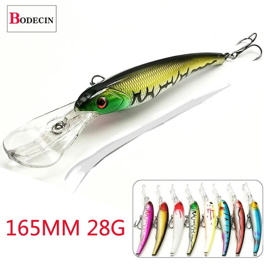 Hard/Big/Artificial/Fake Bait Fishing Tackle/Lure/Crankbait/Carp Jerkbait Minnow Wobbler For Fish/Trolling/Pike Swimbait Peche