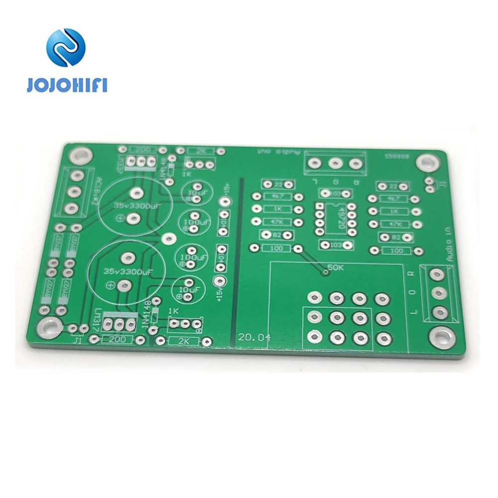 

1pcs-10pcs DIY PCB Board for ALPS16 / ALPS27 NE5532 Fully Direct-coupled Dual op amp Pre-stage Preamplifier board