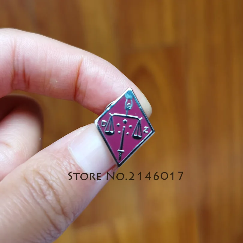 1pcs Masonic Lapel Pins and Brooch Scottish Rite 16th Degree Freemason Masons Princes of Jerusalem Rhombus Metal Enamel Badge