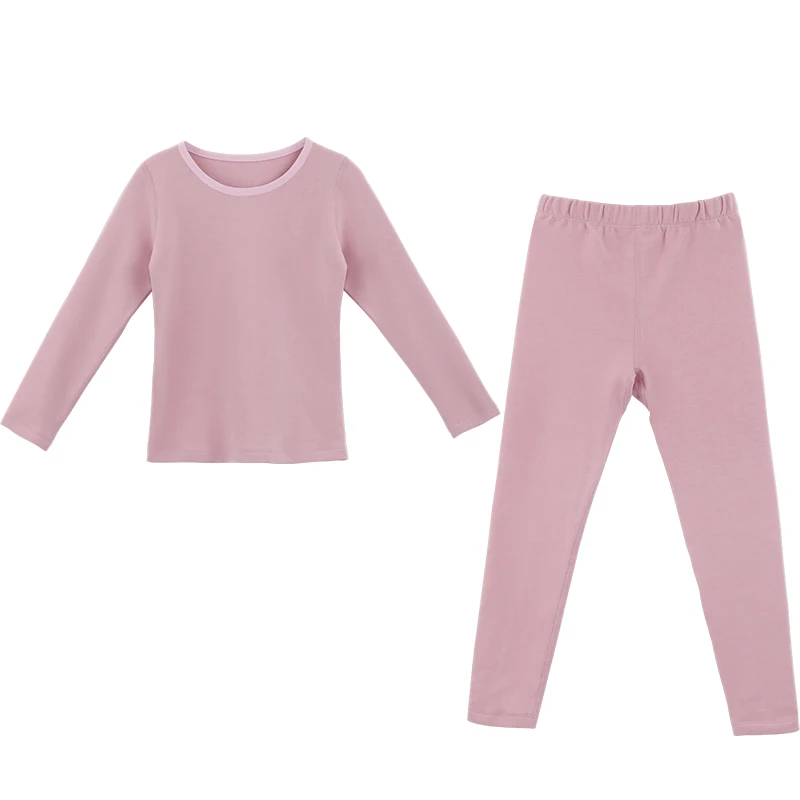 Autumn Winter Kids Thermal Underwear Set Fleece Thick Warm Dance Girls Long Johns Children Underwear 2-16 Years Kids Clothes Set