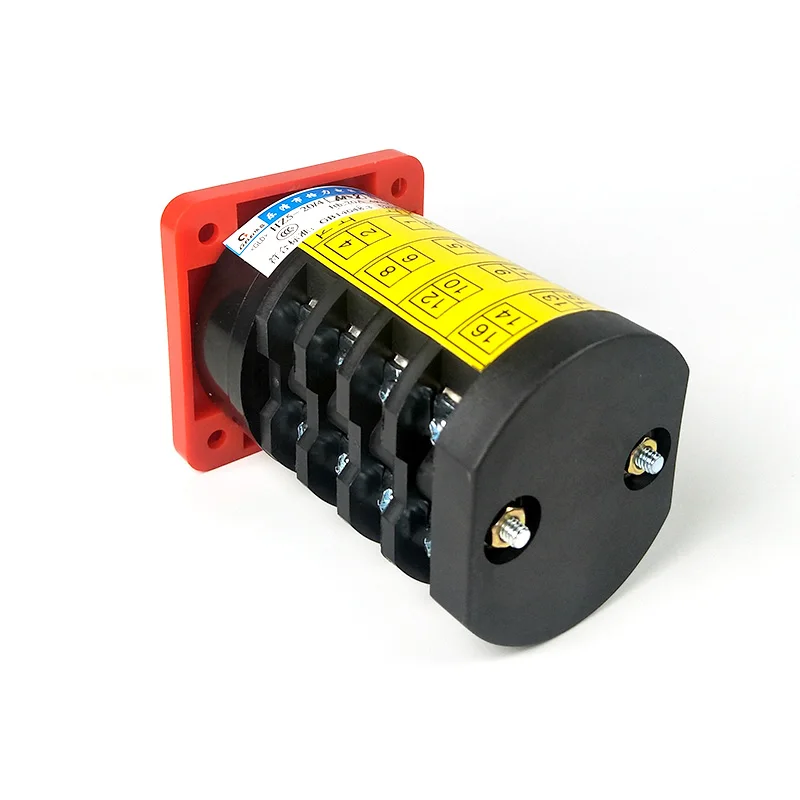 HZ5D-20/4.M08 Latching 380V 20A 4KW 16 Terminals 3(1-0-2) Position 4 knots Motor Control Cam Combination Changeover Switch