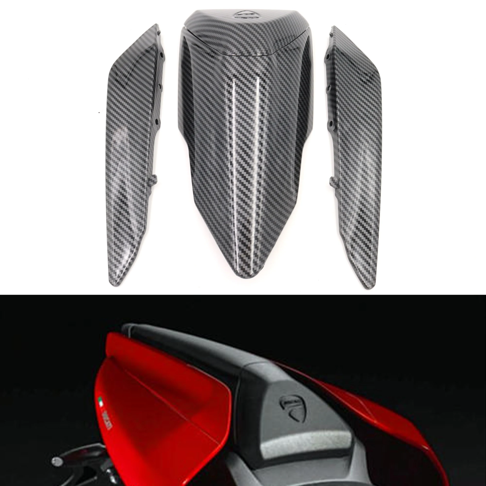 

Carbon Fiber Paint Rear Tail Fairing Ducati 959 1299 Panigale 2015 2016 2017 2018 15 16 17 18