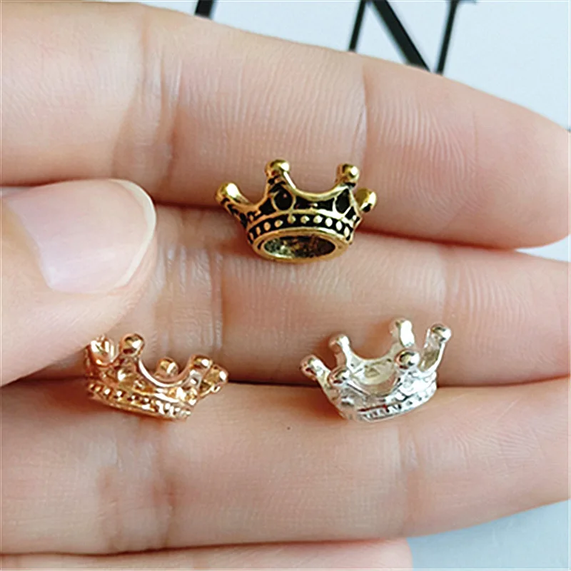 90pcs/lot 3D crown Charm  Pendants Hair Accessories Clothing Accessories alloy fittings  DIY accessories