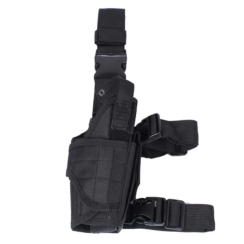 Universal Left Right Hand Gun Holster Tornado Drop Leg Thigh Holsters Hunting Airsoft Glock Handgun Pistol Holder Waist Bag