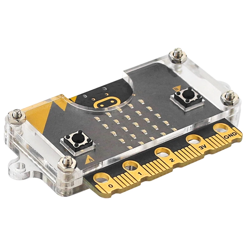 BBC Micro:bit V2 Acrylic Case Protective Shell Clear Transparent Enclosure Use for Micro:bit V2