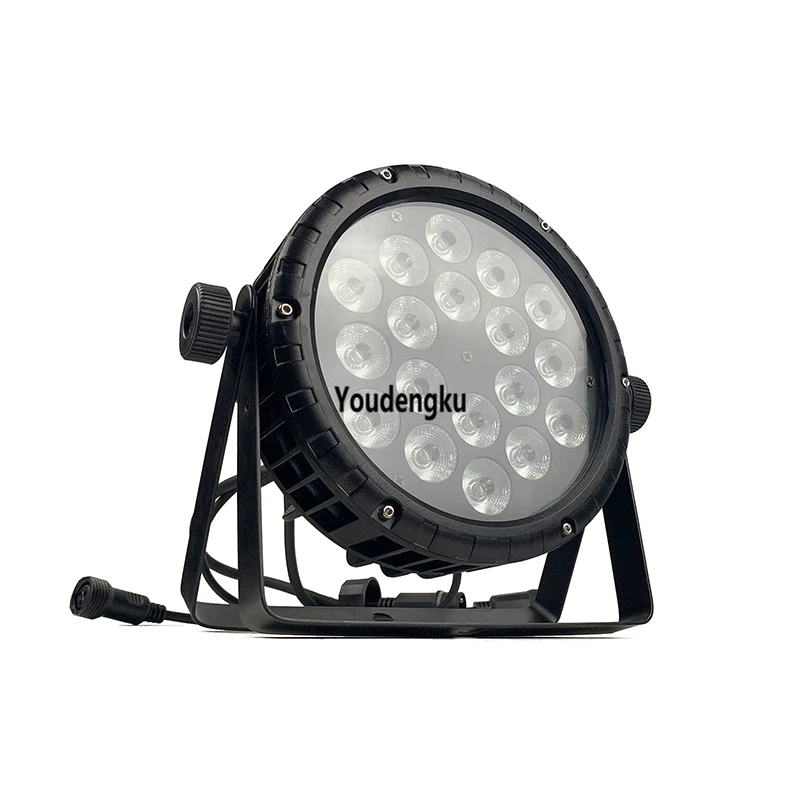 2pcs 18x10w rgbw par led 4 in 1 ip65 waterproof par for Disco DJ bar stage Lighting