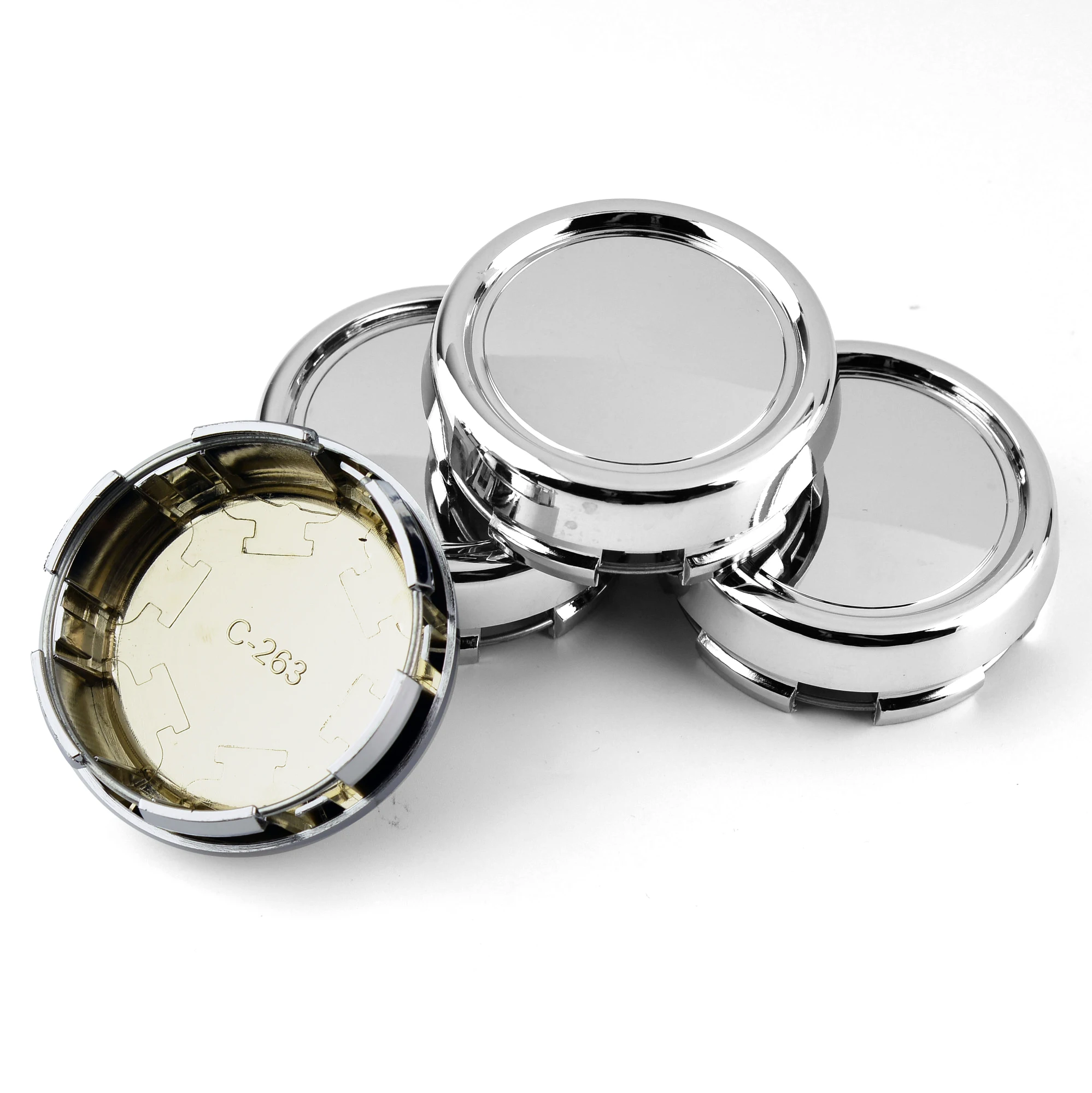 4pcs 79mm 73mm For Ronal Penta Style Alloy Wheels Auto Universal Hupcaps Without Badge Car Wheel Center Cover For Rims Hub Caps