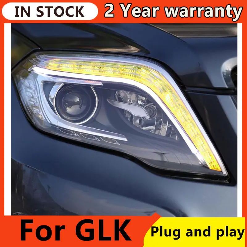 

Car Styling Head Lamp for GLK300 Headlights 2012-2015 X204 GLK260 LED Headlight DRL Dynamic Signal Hid Bi Xenon Auto Accessories