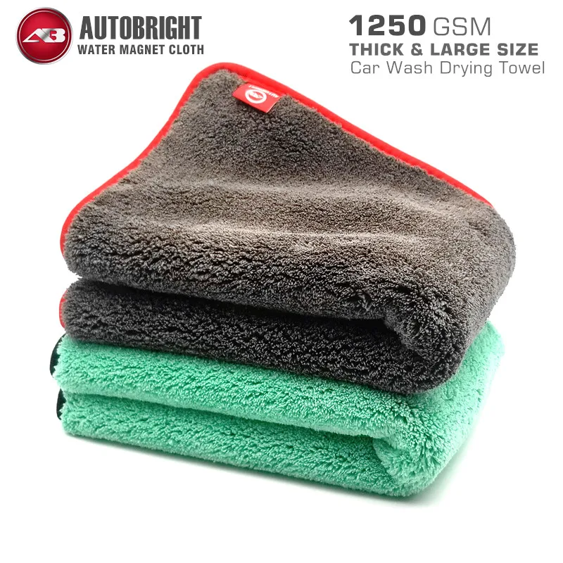 

Extra Soft 1200gsm Car Wash Microfiber Towel Car Cleaning Drying Cloth AUTOBRIGHT Thick Car Care Cloth Detailing Auto Wipe Water