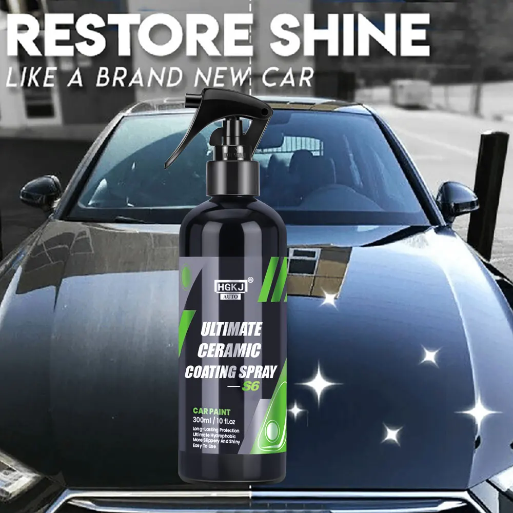 S6 Ceramic Car Coating Quick Ceramic Hydrophobic Coating 9H Hardness Car Detailing Ceramic Coating Car Products Car Accessories