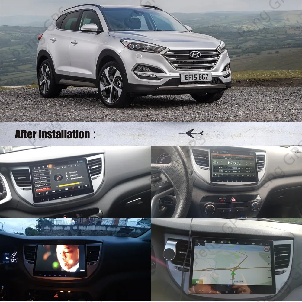 Multimedia For Hyundai Tucson 2017 IX35 Android Radio cassette recorder Car Stereo Player PX6 Audio GPS Navigation Head unit DSP