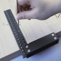 Precision Square 8-inch Guaranteed T Speed Measurements Ruler for Measuring and Marking Woodworking Carpenters