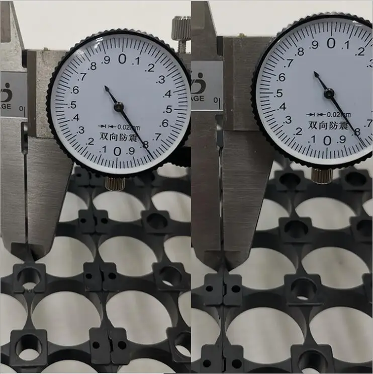 MasterFire 500 sztuk/partia 6*13 21700 uchwyt uchwytu baterii ogniwo zabezpieczające przed wibracjami czarne plastikowe wsporniki do 21700 baterii