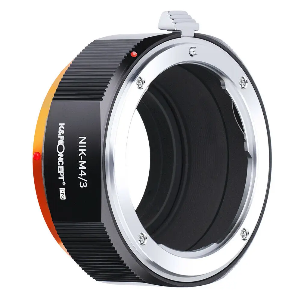 K&F Concept NIK-M4/3 Adapter Pro for Nikon F lens to Micro 4/3 MFT G3 OM-D E-M10 E-M5  Olympus Panasonnic G1/G2/GF1 Lens Adapter