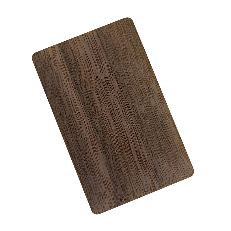 Wooden 10 Pcs NFC NFC 213 216 RFID Black Walnut Blank Digital Business Card DIY Crafts Laser Engraving New Materials