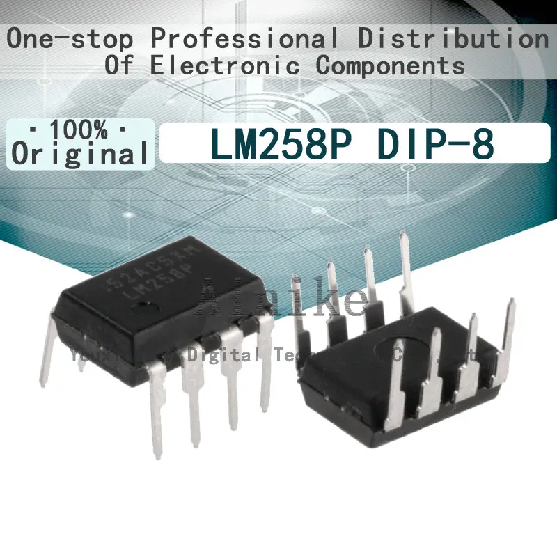 

10/Pcs New Original LM258P LM258 DIP-8 Low power dual operational amplifier IC chip