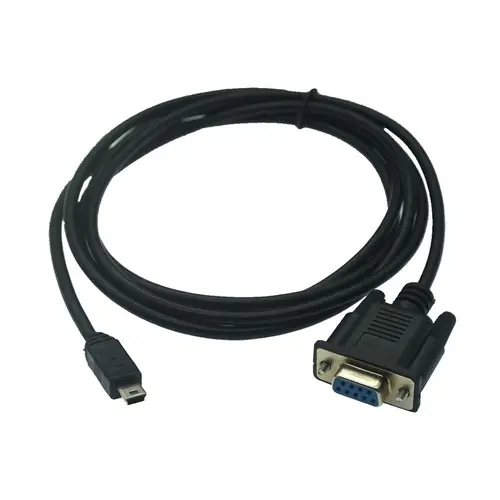 Imagen 2 del producto 1 Uds 6 pies 1,8 m Mini USB 2,0 macho a RS232 DB9 9 pines hembra adaptador Cable de extensión