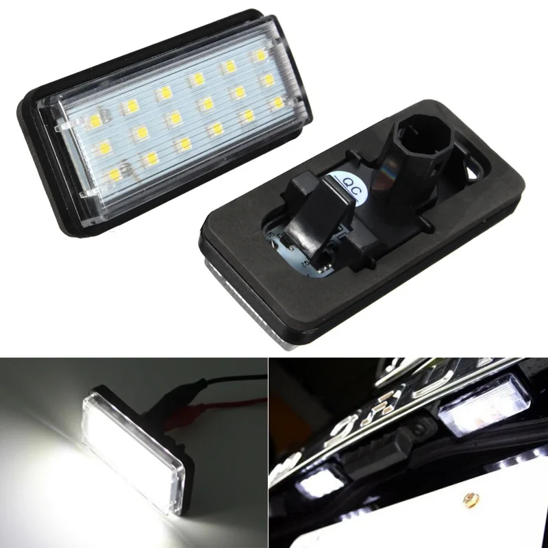 2pc Car Accessories Special Car License Plate Light Lamp For 02-09 Lexus GX470 (UZJ120) canbus error free