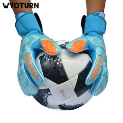 Dropshipping WYOTURN Roll Football guanti da portiere professionali Palm guanti da portiere in lattice morbido con protezione Dropship