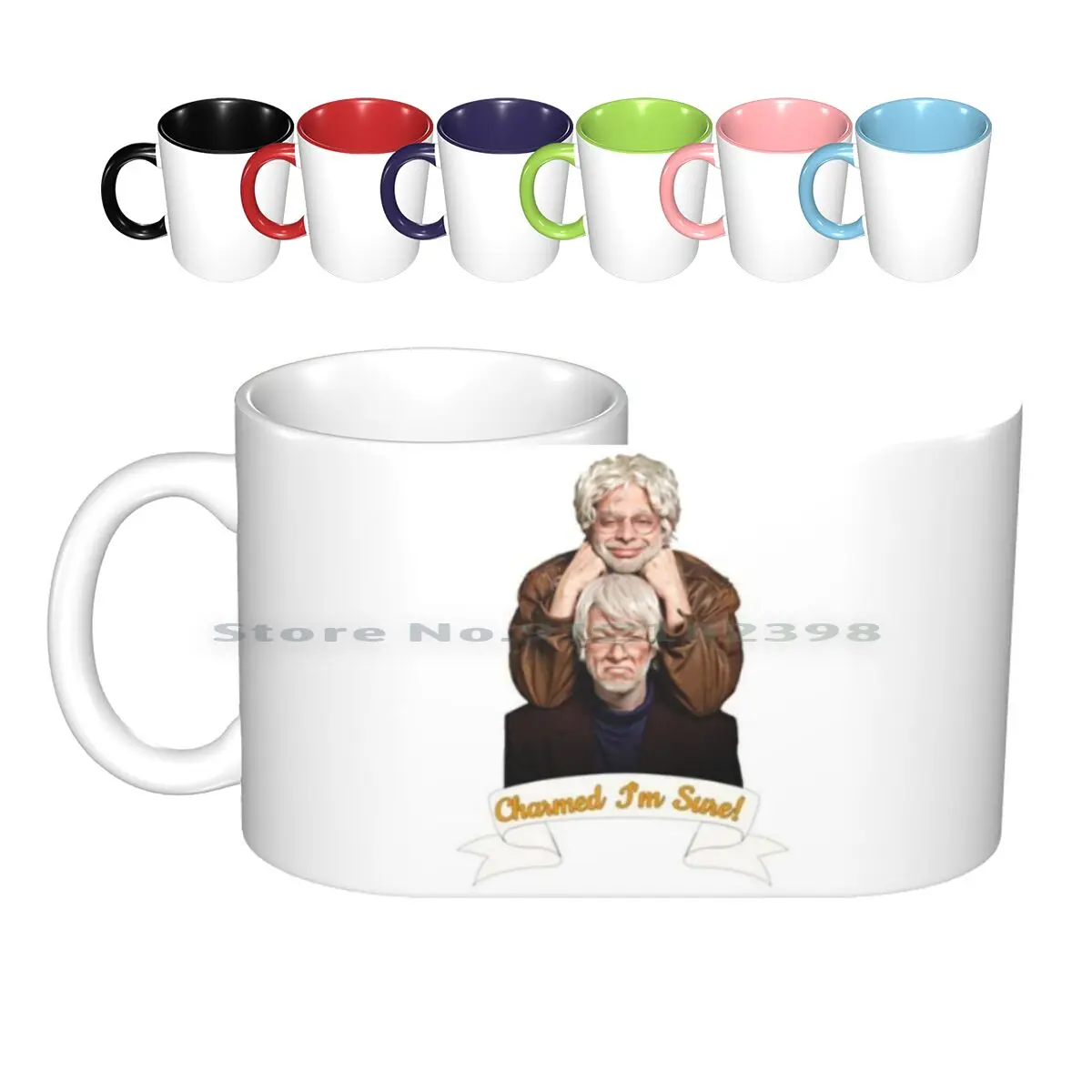 Oh Hello!-Charmed I'm Sure Ceramic Mugs Coffee Cups Milk Tea Mug Oh Hello John Nick Kroll John And Nick Kroll Comedy Netflix