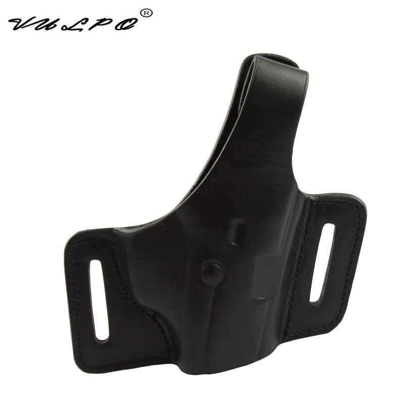 VULPO Tactical Pistol Leather Holster M9/92F Belt Holster For Hunting Airsoft M9/92F