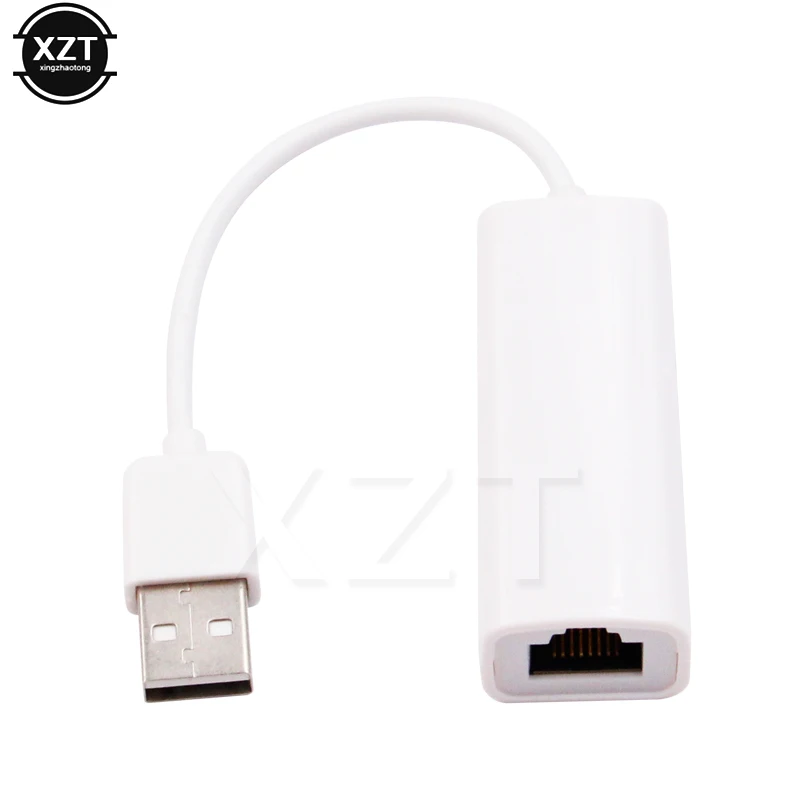 

USB Ethernet Adapter USB 2.0 Network Card to RJ45 Lan 10/100Mbps for Win7/Win8/Win10 Laptop 2.4G Ethernet USB