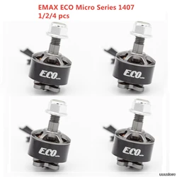 1/2/4pcs EMAX ECO 1407 Micro Series 2~4S 2800KV 3300KV 4100KV Brushless Motor For FPV Racing Drone RC Drone Quadcopter Parts