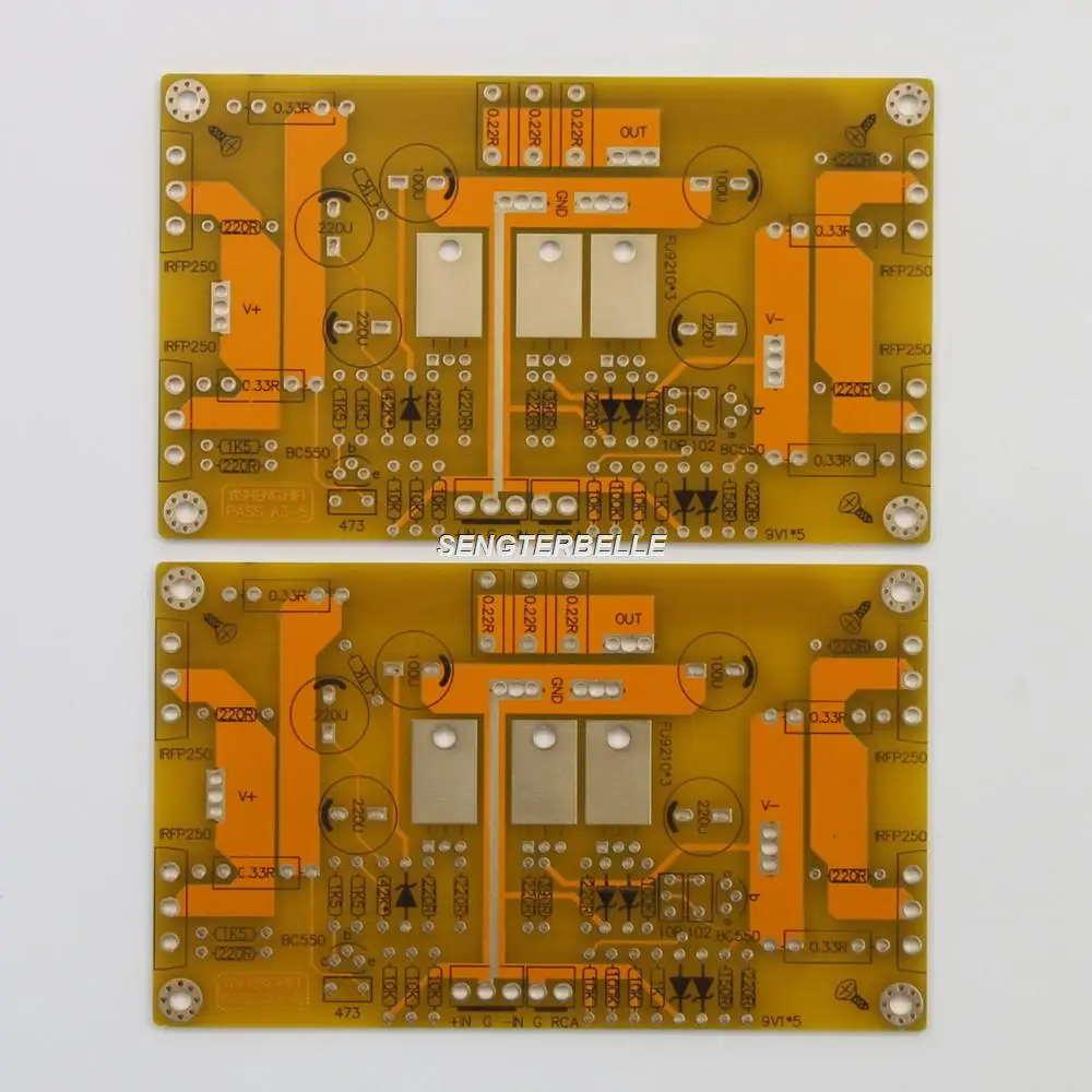 

PASS A3 HiFi Single-End Class A 30W +30W Stereo Amplifier Board Bare Pcb