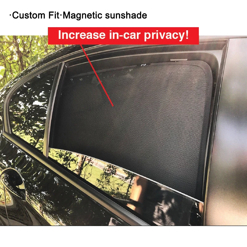 For CITROEN C4 CACTUS 2015-2021 Windscreen Curtain Mesh Magnetic Sunshade Baby Sun Protector Window Cover With Clip Mosquito Net