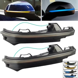 2pcs Dynamic Blinker LED Turn Signal For Audi Q5 FY 2018 2019 2020 Q7 4M 2016 - 2020 Side Mirror Lights Lndicator Flasher
