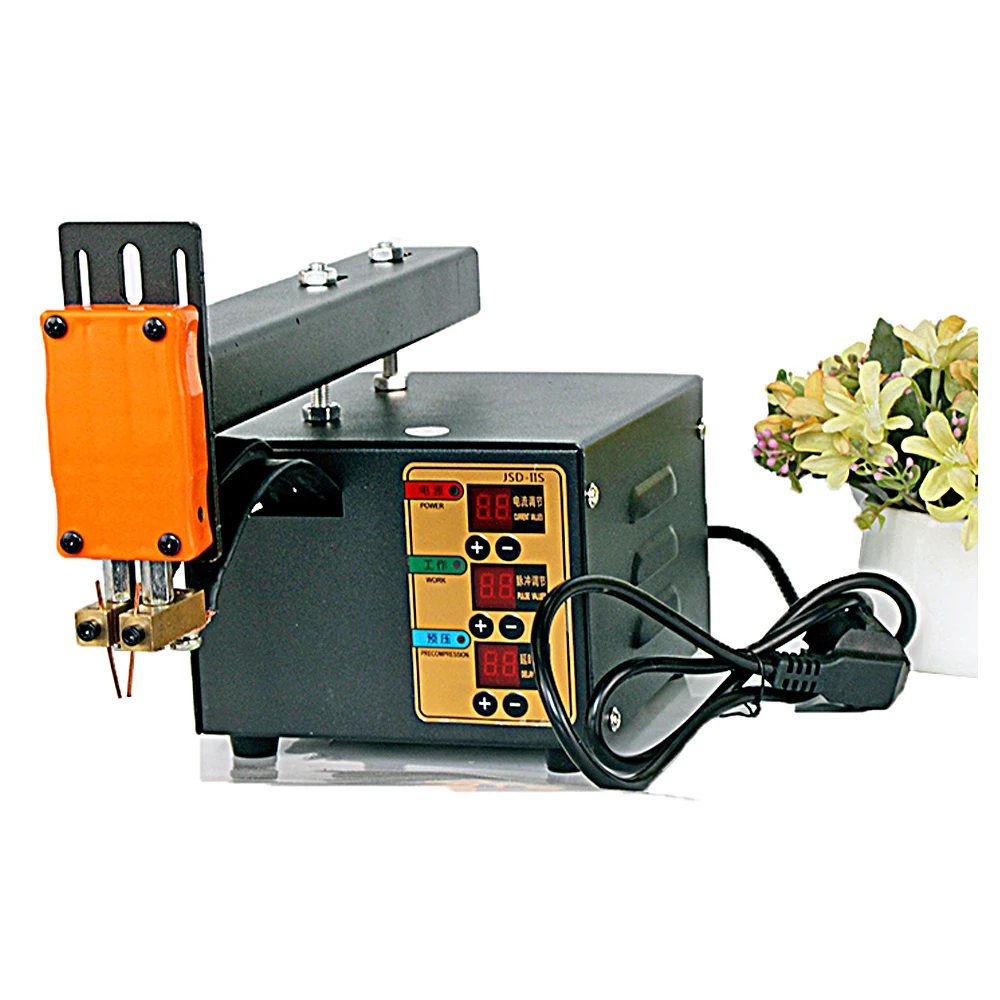 Battery Pack Welding Machine Butt Welding Machine 3KW 0.15(mm)Spot Welder For 18650 Lithium Spot Machine Pulse JSD-IIS