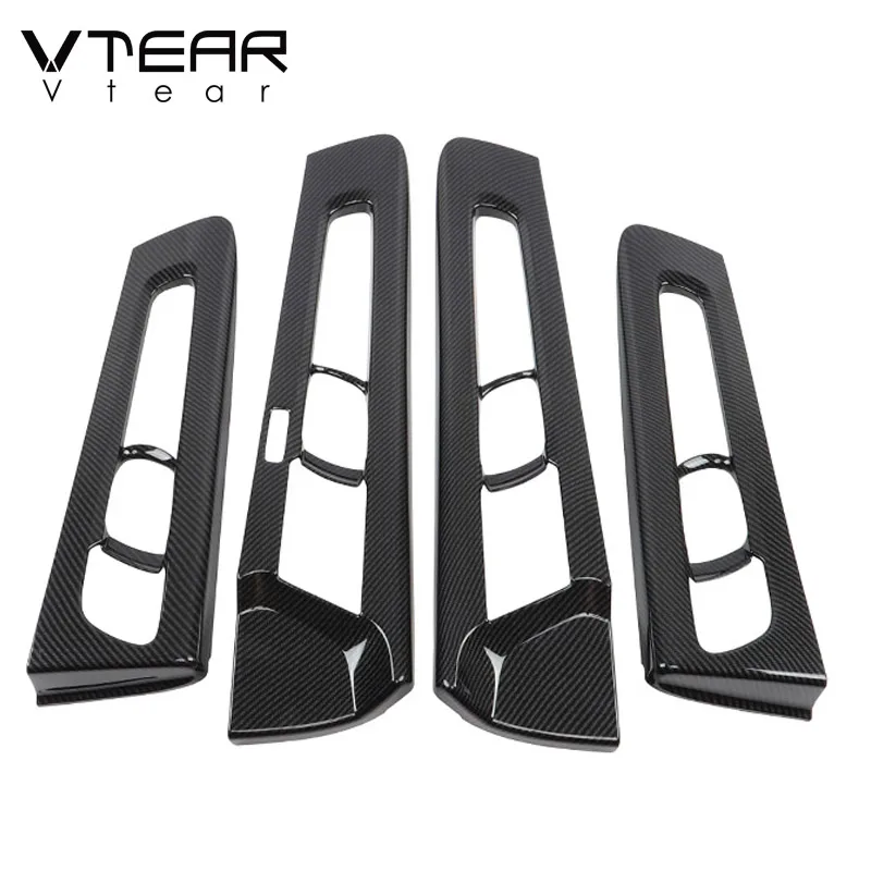 Vtear Car Inner Door Bowl Cover Interior Door Switch Handle Trim Frame Strip Interior Details Styling Accessories For Volvo XC40